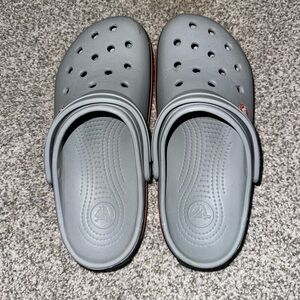 Grey like new crocs